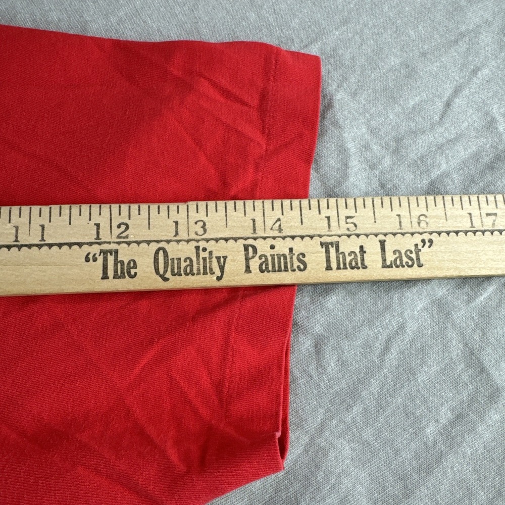 Polo Ralph Lauren T-Shirt Mens L Red Short Sleeve Crewneck Logo Preppy Casual - Picture 4 of 6